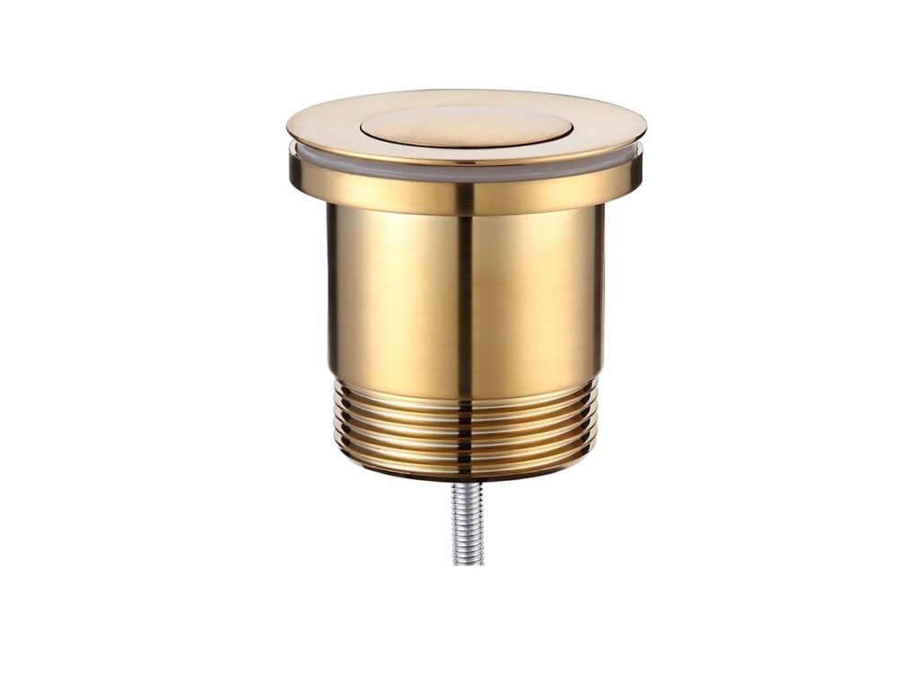 Mizu Drift Universal DN40 Pop Up Plug & Waste - Brushed Gold