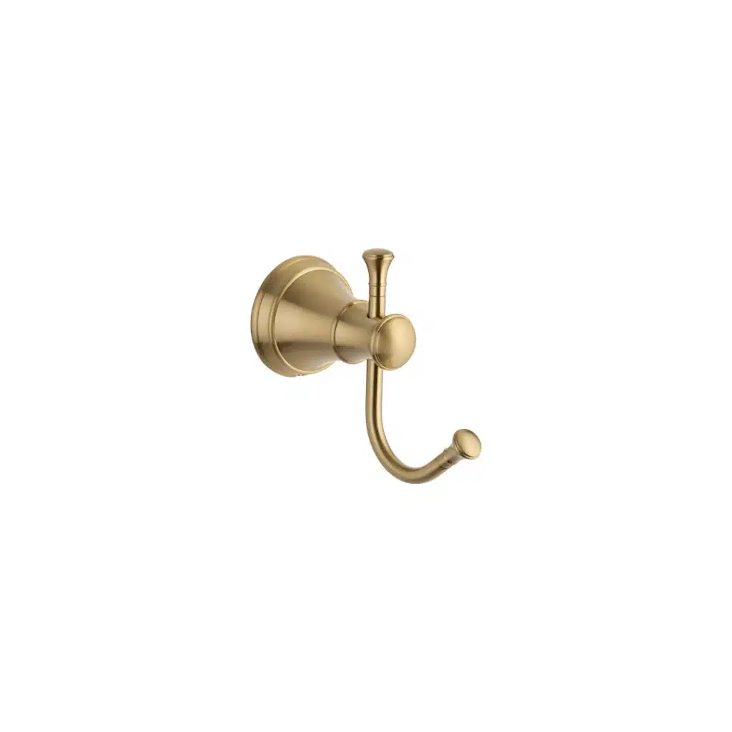 Kingsley Robe Hook - Brushed Brass