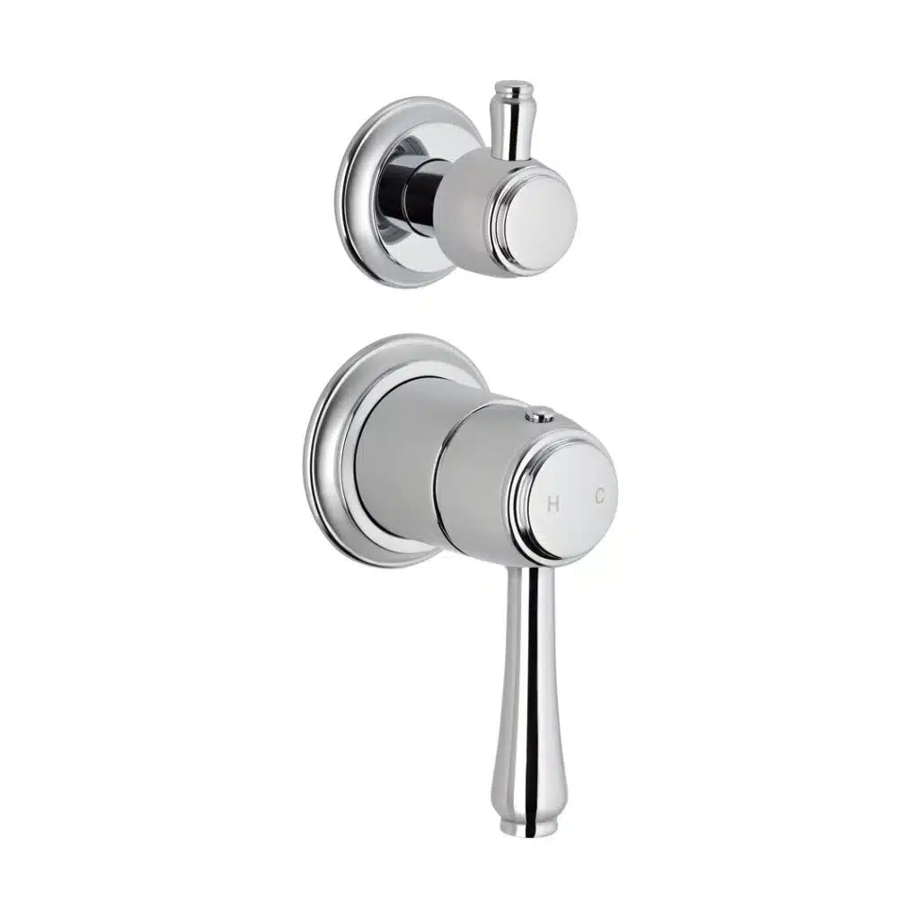 Wall Mixer with Diverter Kingsley - Chrome